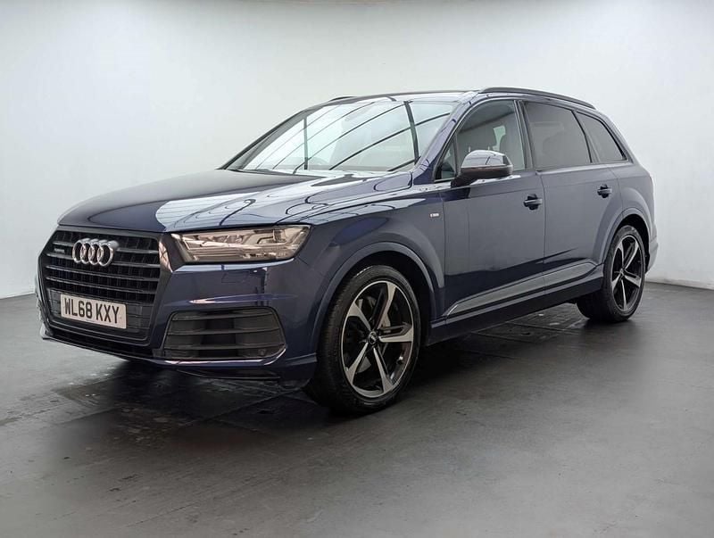Used Audi Q7 Black Edition 286 HP (210 kW) 2019 Blue SUV