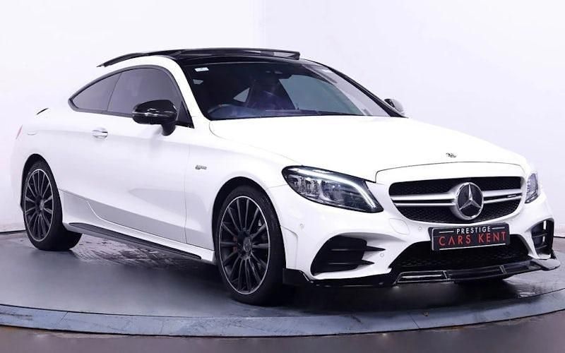 White Used 2020 Mercedes C43 AMG Premium Plus Coupe | £34,407 (Fair price) - Image 1/4