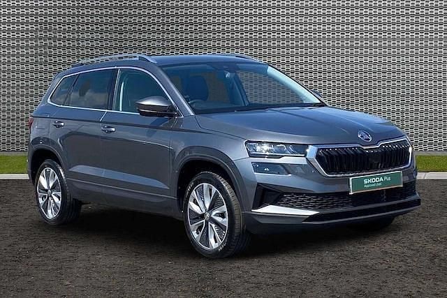 Graphite grey metallic Used 2024 Skoda Karoq SE L SUV | £25,798 (Fair price) - Image 1/4
