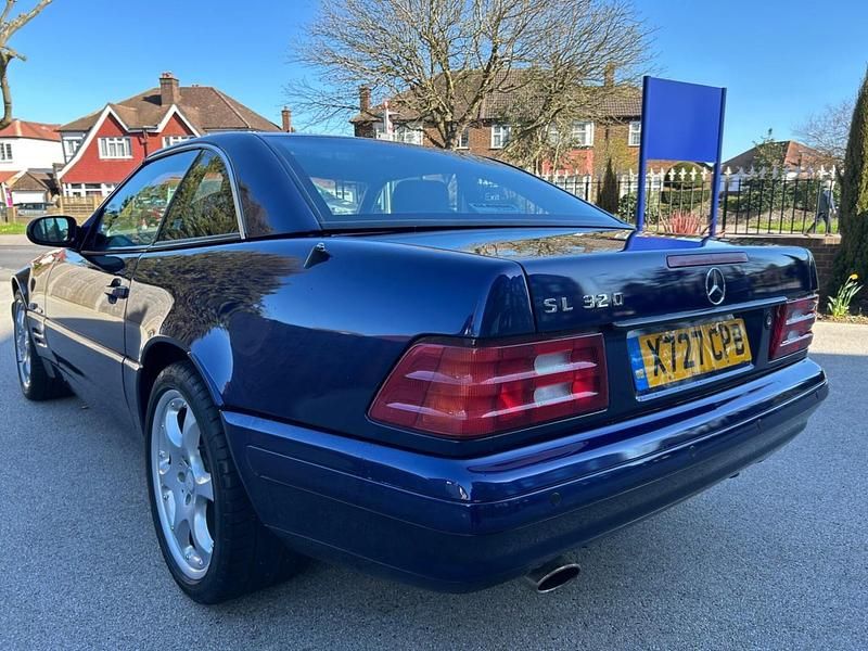 Used Mercedes SL320 2000 Blue Cabriolet