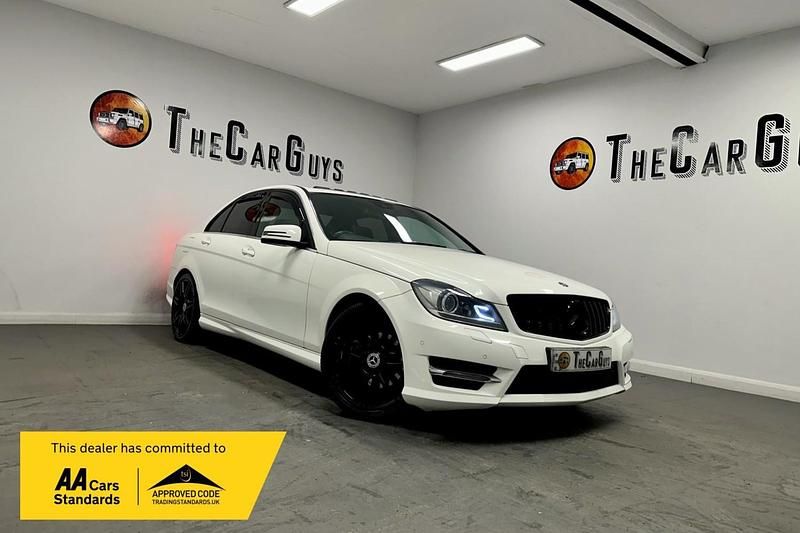 Used Mercedes C250 AMG 2014 White Sedan