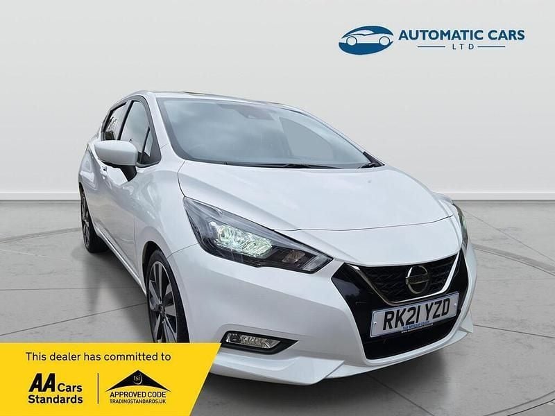 Begagnad Nissan Micra Tekna 92 HK (67 kW) 2021 Vit Halvkombi
