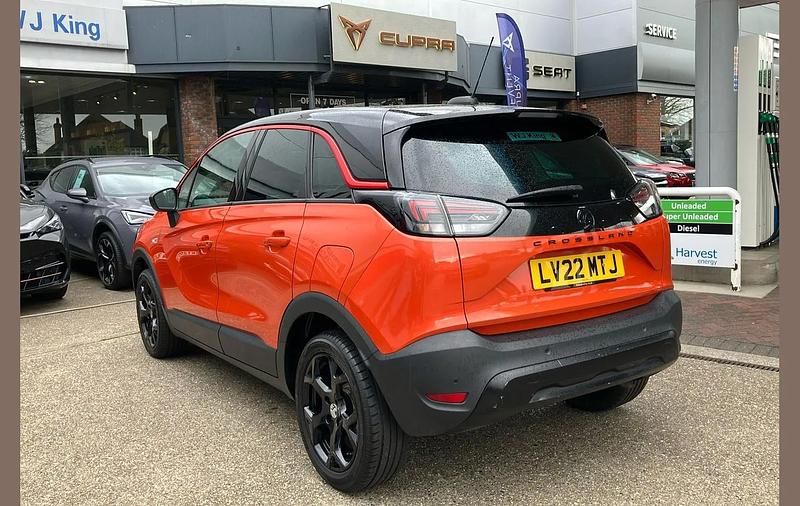 Used Vauxhall Crossland GS Line 110 HP (80 kW) 2022 Orange SUV