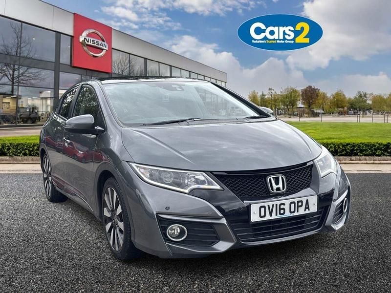 Grey Used 2016 Honda Civic SR Hatchback | £10,580 (Good price) - Image 1/4