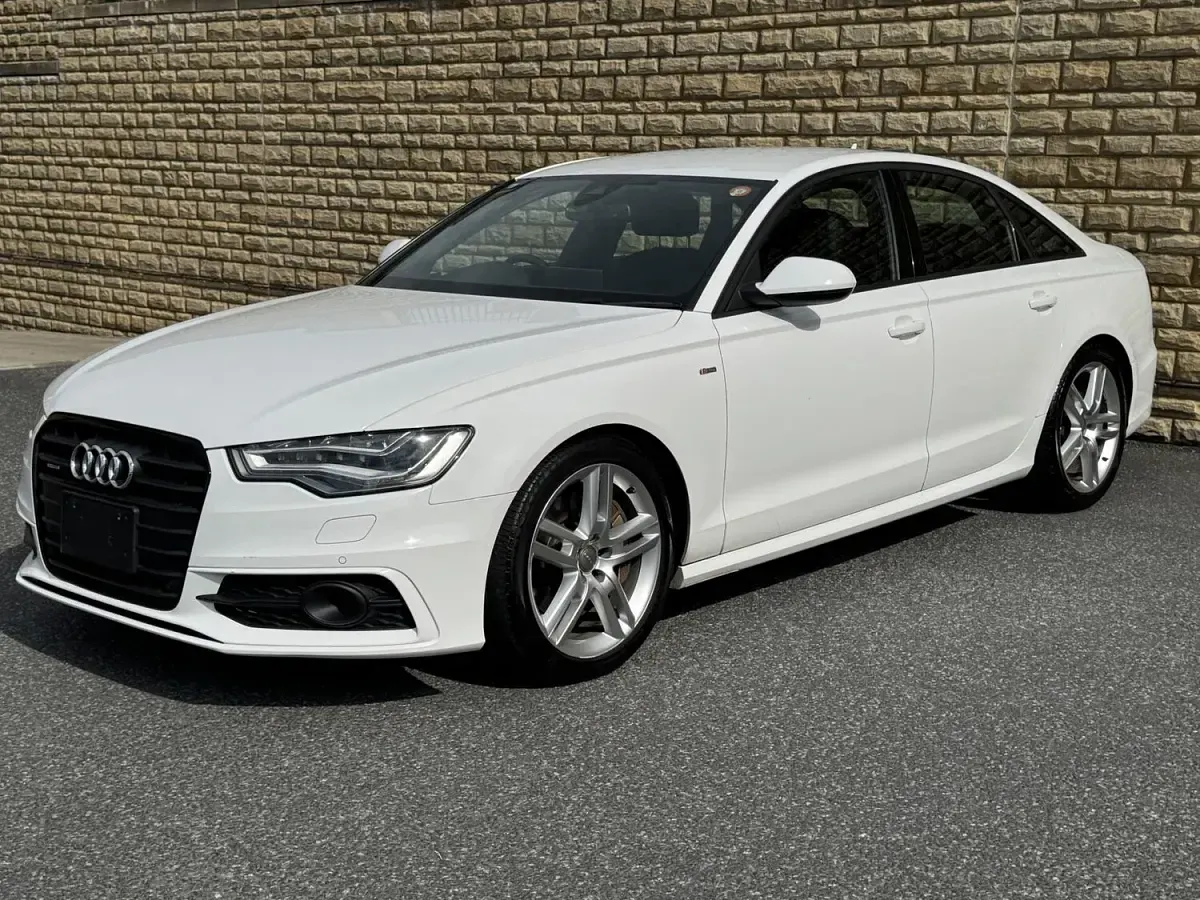 Used Audi A6 S-Line 2013 White Sedan