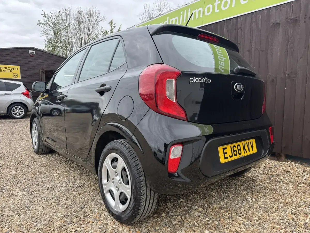 Used Kia Picanto 66 HP (48 kW) 2018 Black Hatchback