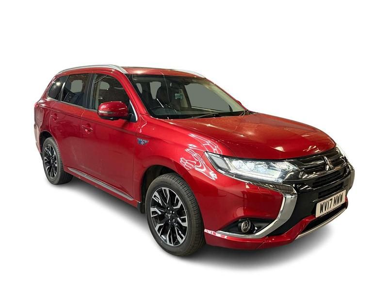 Used Mitsubishi Outlander P-HEV 2017 Red Estate