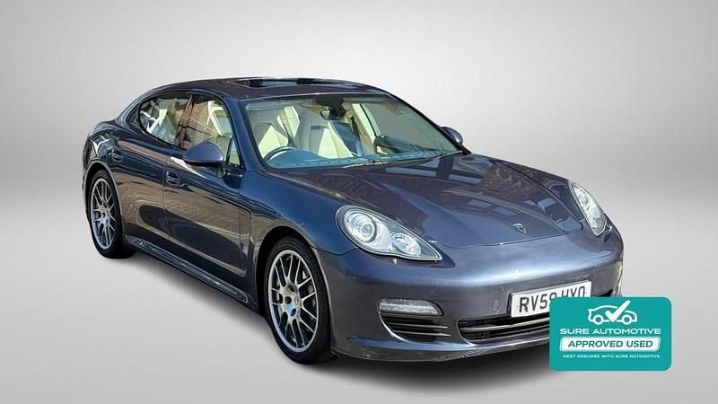 Used Porsche Panamera 400 HP (294 kW) 2009 Blue Hatchback