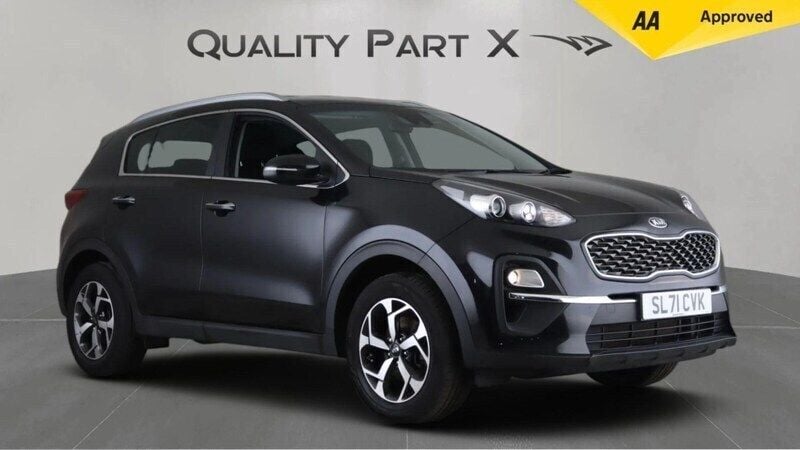 Black Used 2021 Kia Sportage 2 SUV | £15,179 (Super price) - Image 1/4