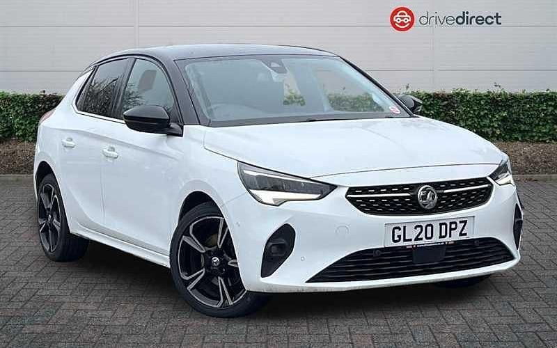 Used Vauxhall Corsa Elite 102 HP (75 kW) 2020 White Hatchback