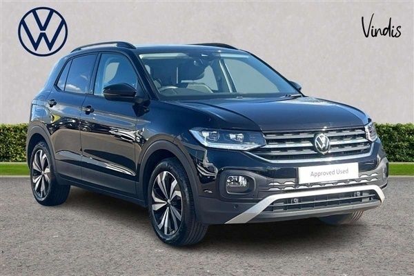 Black Used 2022 VW T-Cross Black Edition SUV | £18,370 (Fair price) - Image 1/3
