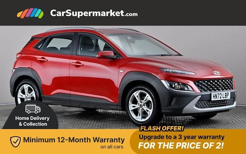 Red Used 2022 Hyundai Kona SE SUV | £13,697 (Fair price) - Image 1/3
