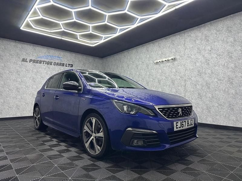 Used Peugeot 308 GT-line 2017 Blue Hatchback