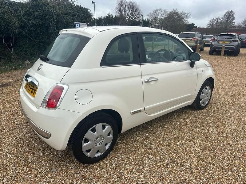 Used Fiat 500 Pop 69 HP (50 kW) 2009 White Cabriolet