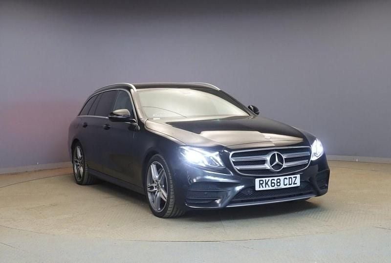 Used Mercedes E220 AMG line 2018 Black Estate