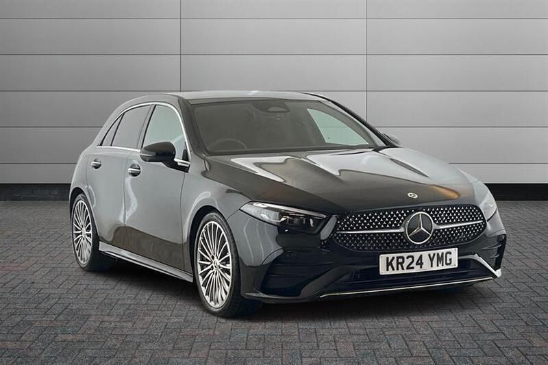 Cosmos black Used 2024 Mercedes A180 AMG Line Premium Plus Hatchback | £28,295 (Expensive) - Image 1/4