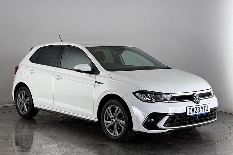 White Used 2023 VW Polo R-line Hatchback | £17,550 (Fair price) - Image 1/1