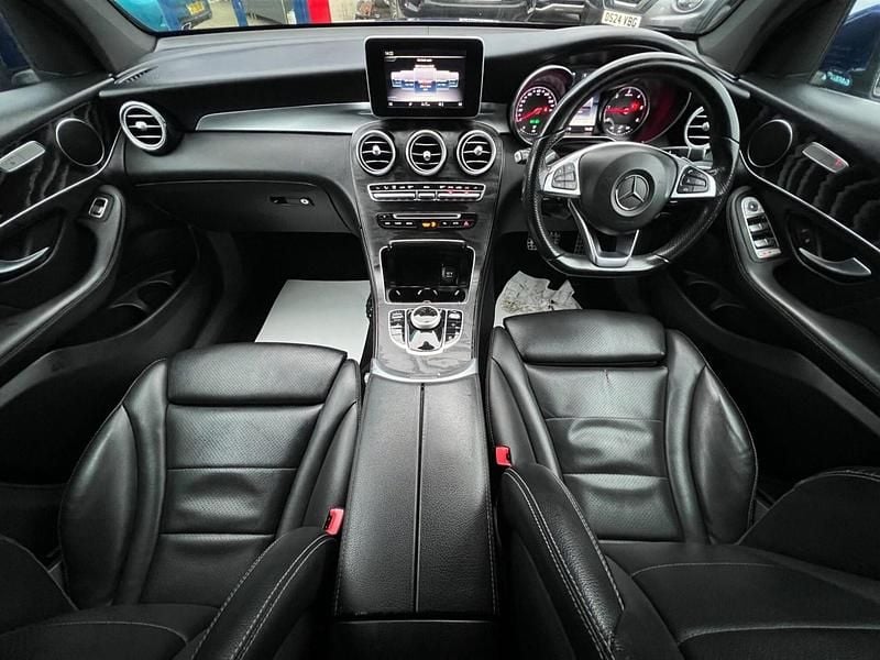 Used Mercedes GLC220 AMG line 2018 Blue Coupe