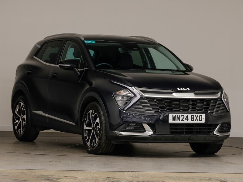 Black Used 2024 Kia Sportage 3 SUV | £29,498 (Fair price) - Image 1/4