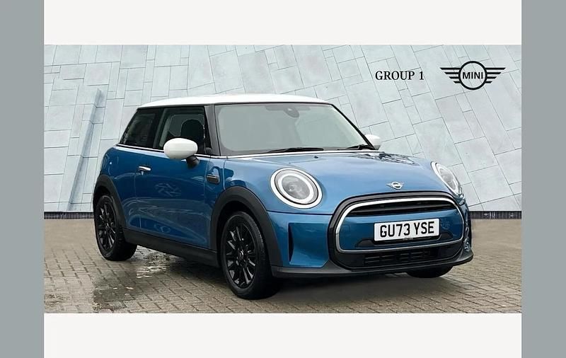 Island blue Used 2023 Mini Cooper Classic Hatchback | £19,950 (Fair price) - Image 1/4