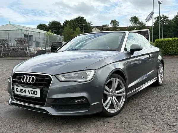 Used Audi A3 Cabriolet S-Line 150 HP (110 kW) 2014 Grey Cabriolet