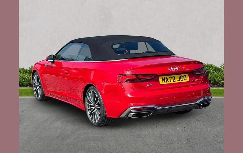 Used Audi A5 Cabriolet S-Line 245 HP (180 kW) 2022 Red Cabriolet