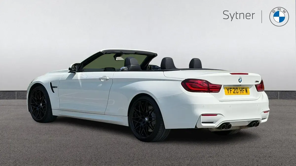 Used BMW M4 Cabriolet Competition Edition 444 HP (326 kW) 2020 White Cabriolet