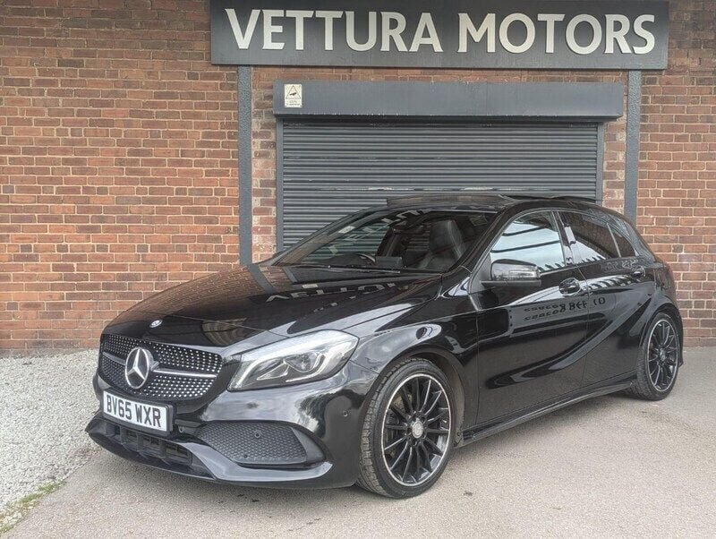 Black Used 2015 Mercedes A200 AMG line Hatchback | £11,995 (Expensive) - Image 1/4