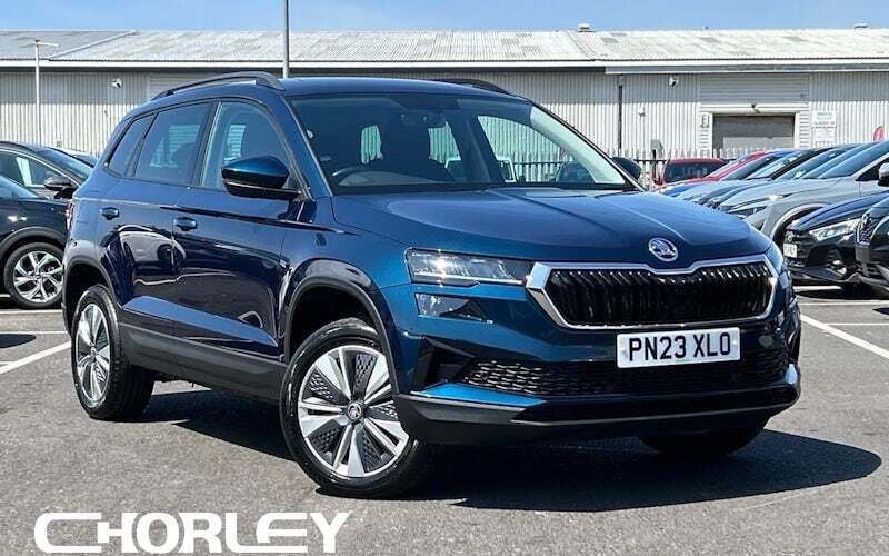 Blue Used 2023 Skoda Karoq SE Drive SUV | £15,662 (Fair price) - Image 1/4