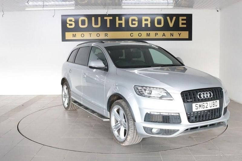 Silver Used 2013 Audi Q7 S-line plus SUV | £15,989 (Fair price) - Image 1/4