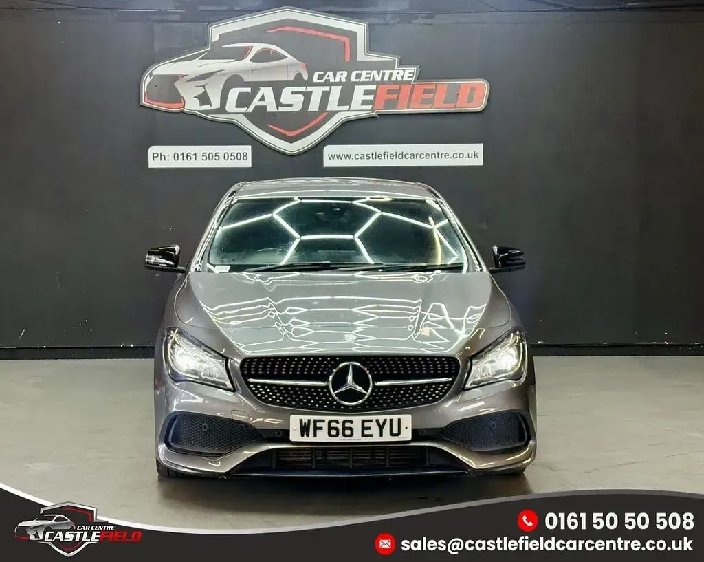 Used Mercedes CLA180 AMG line 122 HP (89 kW) 2016 Grey Sedan