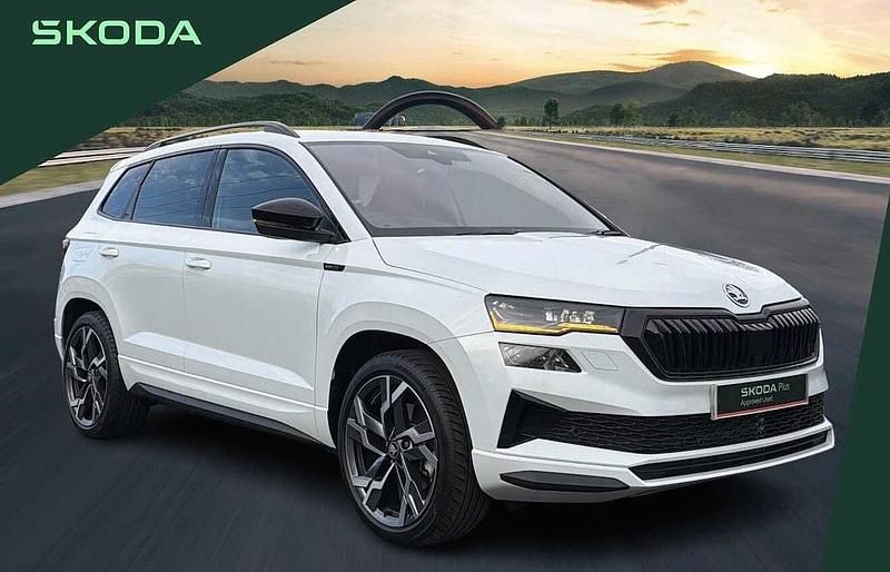White Used 2025 Skoda Karoq SportLine SUV | £30,950 (Fair price) - Image 1/4