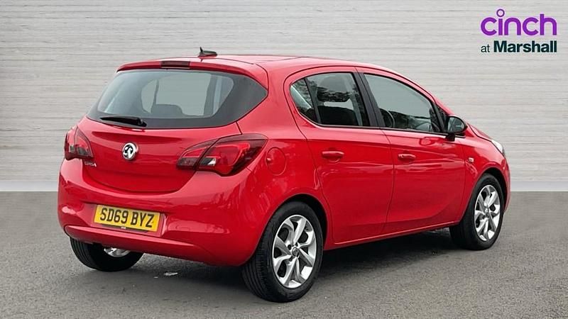 Used Vauxhall Corsa 90 HP (66 kW) 2019 Red Hatchback