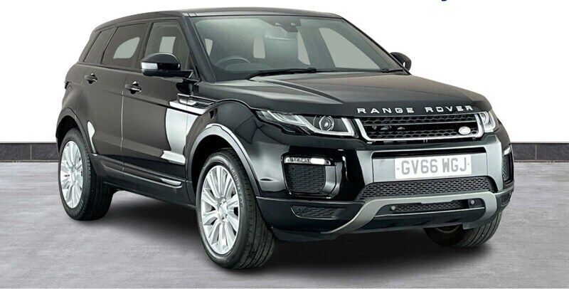 Santorini black Used 2017 Land Rover Range Rover evoque SE Estate | £11,475 (Good price) - Image 1/4