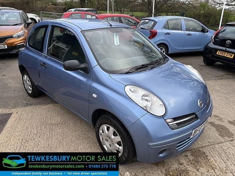 Begagnad Nissan Micra 79 HK (58 kW) 2007 Blå Halvkombi