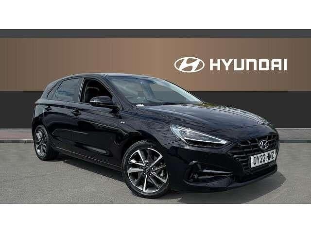 Black Used 2022 Hyundai i30 Premium Hatchback | £15,712 (Fair price) - Image 1/4