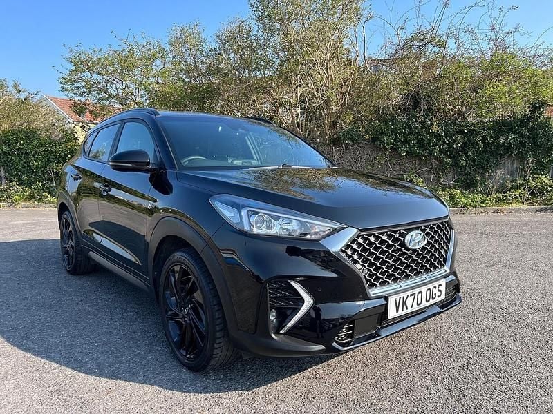Black Used 2020 Hyundai Tucson N Line SUV | £13,350 (Expensive) - Image 1/4