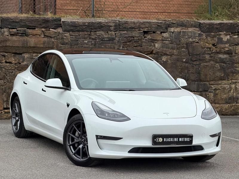 Used Tesla Model 3 Long Range AWD 235 kW (320 HP) 2021 White Sedan