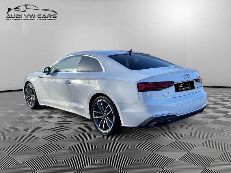 Used Audi A5 S-Line 163 HP (119 kW) 2021 White Coupe