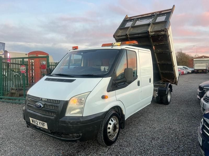 Used Ford Transit 125 HP (91 kW) 2012 White Cabriolet