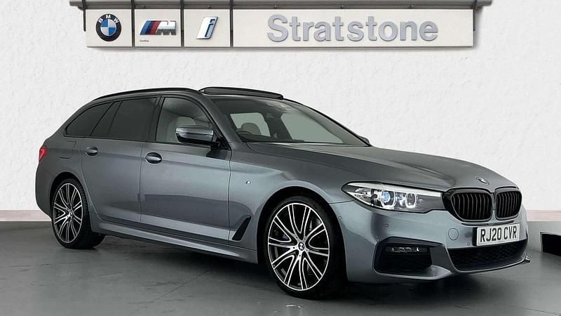 Blue Used 2020 BMW 540 M Sport Estate | £35,490 (Expensive) - Image 1/4