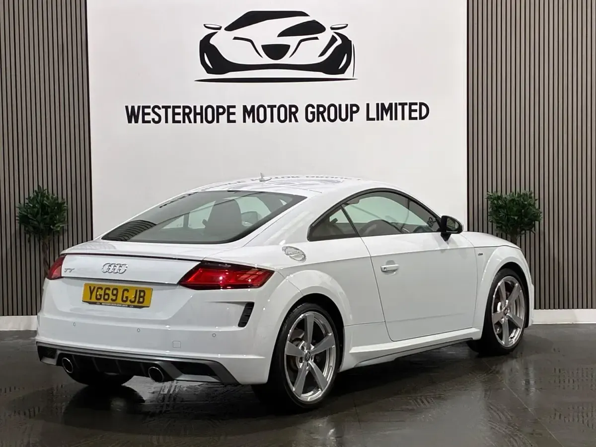 Used Audi TT S-Line 245 HP (180 kW) 2019 White Coupe