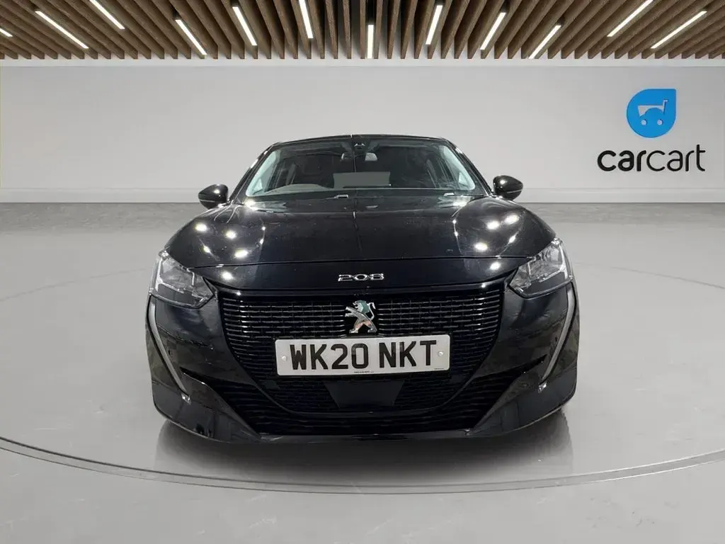 Used Peugeot e-208 Allure 100 kW (136 HP) 2020 Black Hatchback