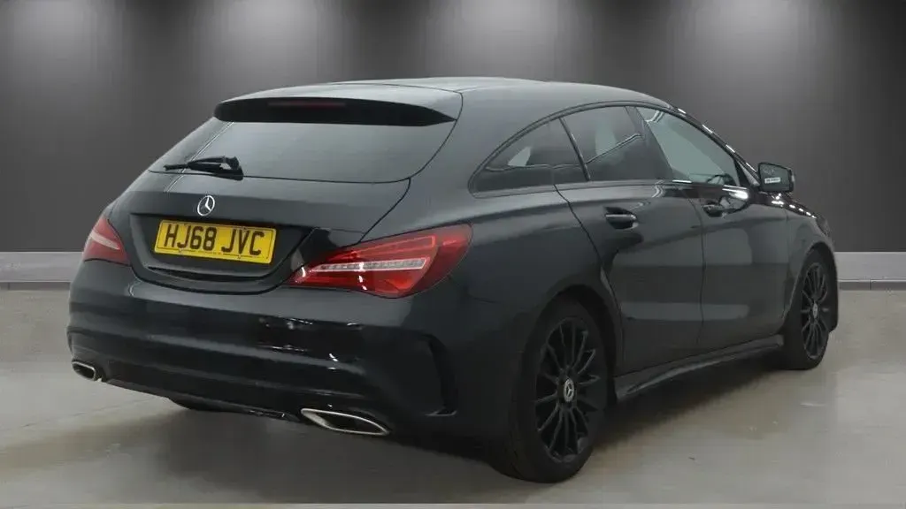 Used Mercedes CLA220 AMG line 2018 Black Coupe