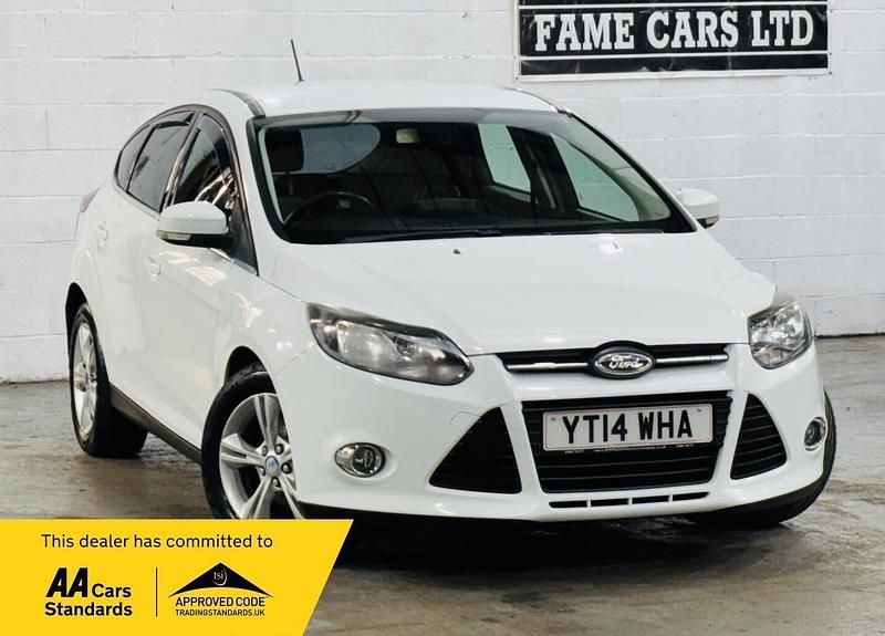 White Used 2014 Ford Focus Zetec Hatchback | £2,500 (Good price) - Image 1/3