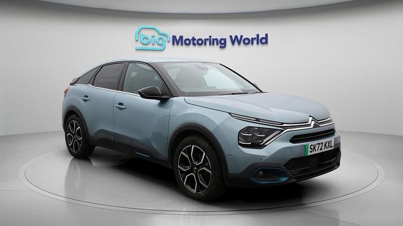 Blue Used 2022 Citroën e-C4 Shine Hatchback | £11,400 (Fair price) - Image 1/4