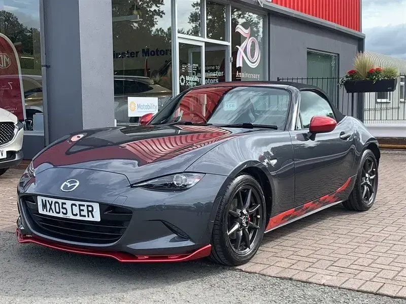 Used Mazda MX5 131 HP (96 kW) 2016 Grey Cabriolet