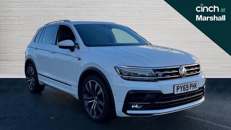 White Used 2019 VW Tiguan R-line SUV | £20,950 (Fair price) - Image 1/4