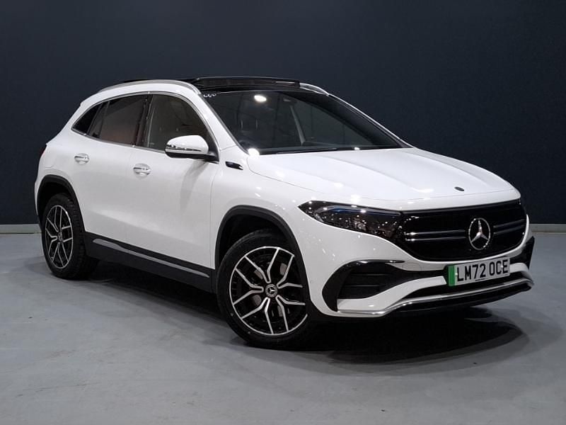 White Used 2022 Mercedes EQA350 AMG Line Premium SUV | £26,298 (Fair price) - Image 1/4