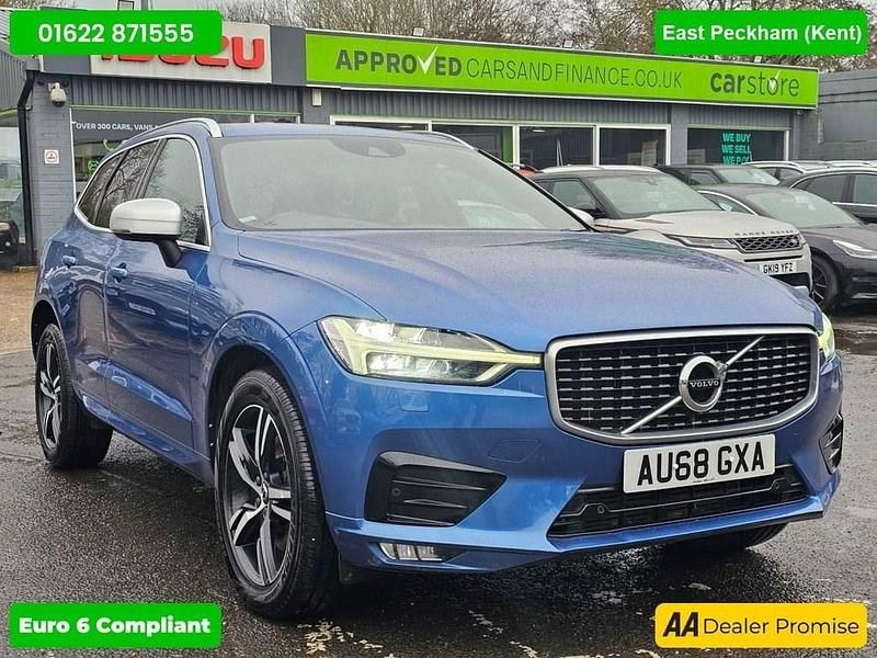 Used Volvo XC60 R-Design 250 HP (183 kW) 2018 Blue SUV
